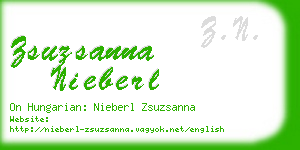 zsuzsanna nieberl business card